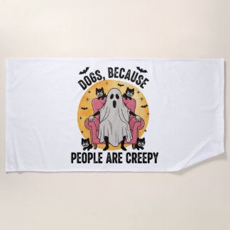 Serviette De Plage Chiens Parce Que Les Gens Sont Déplaisants