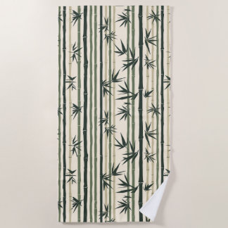 Serviette De Plage Chikurin Zen (Bamboo Grove)