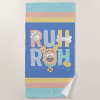 Serviette De Plage Chiot Scooby-Doo "Ruh Roh"