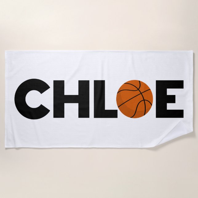 Serviette De Plage Chloe Basket (Devant)