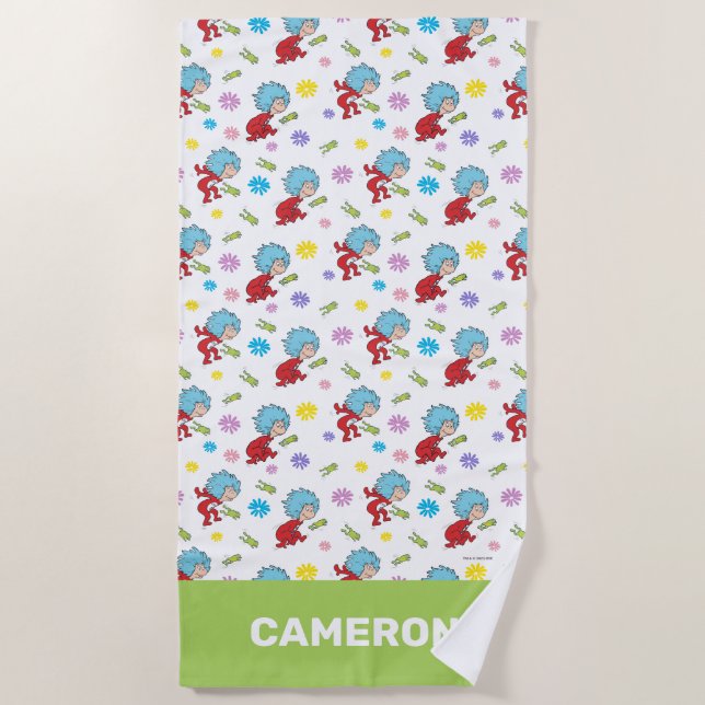 Serviette De Plage Chose Une Chose Deux Chaussures Hoppy Motif (Devant)