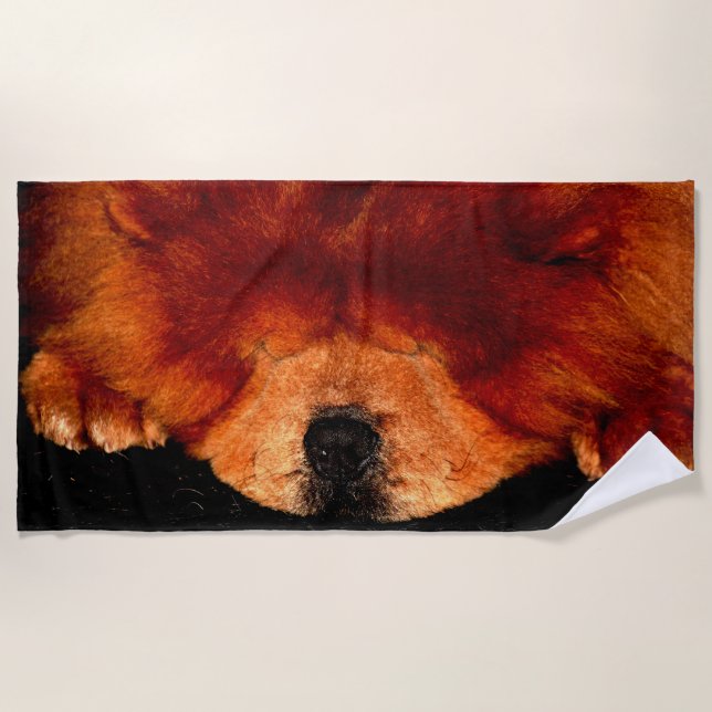 Serviette De Plage Chow Chow Chow bta (Devant)