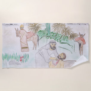Serviette De Plage Christian Artwork Le bon samaritain