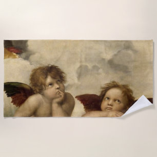 Serviette De Plage Chubs Raphael Santi Sistine Madonna Sweet