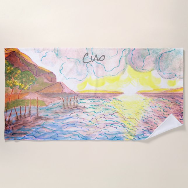 Serviette De Plage Ciao (Devant)