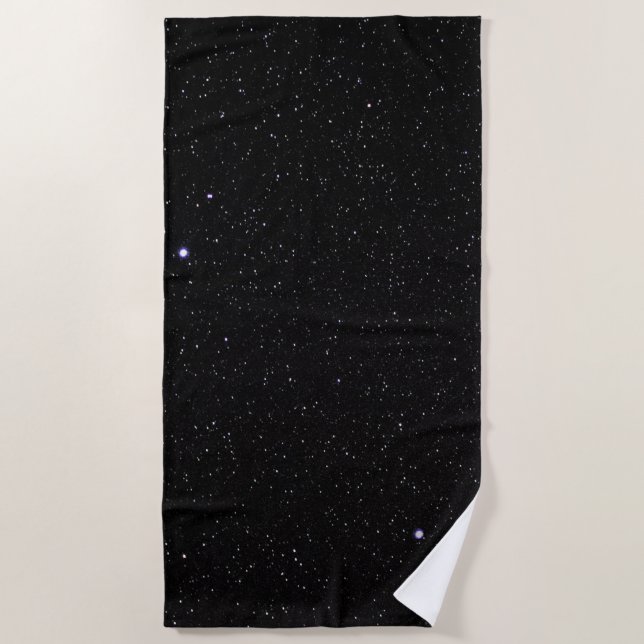 Serviette De Plage Ciel nocturne avec des étoiles (Devant)