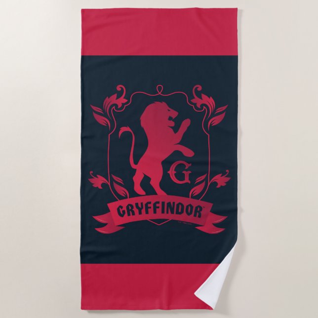 Serviette De Plage Cimetière de maison GRYFFINDOR™ (Devant)