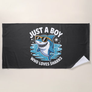 Serviette De Plage Citation drôle sur les requins