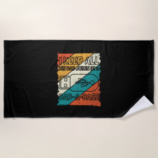 Serviette De Plage Citations grand-père | Je garde tout mon père