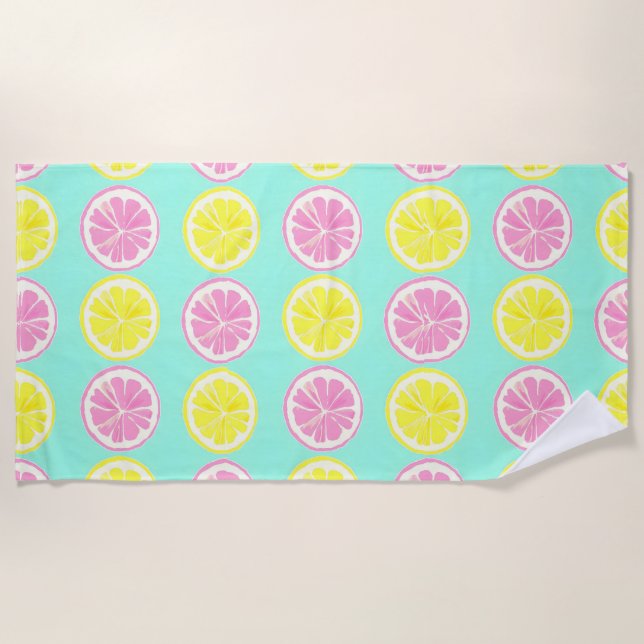 Serviette De Plage Citrus Symphony (Devant)