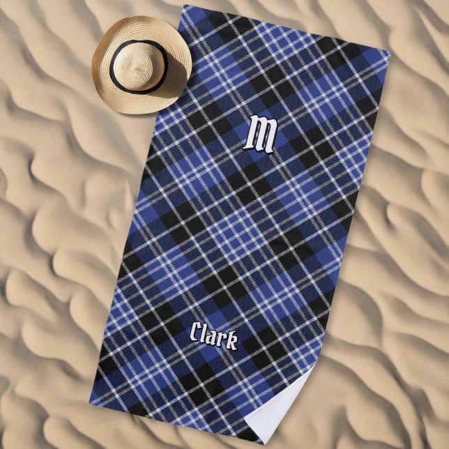 Serviette De Plage Clan Clark Tartan (Créateur téléchargé)