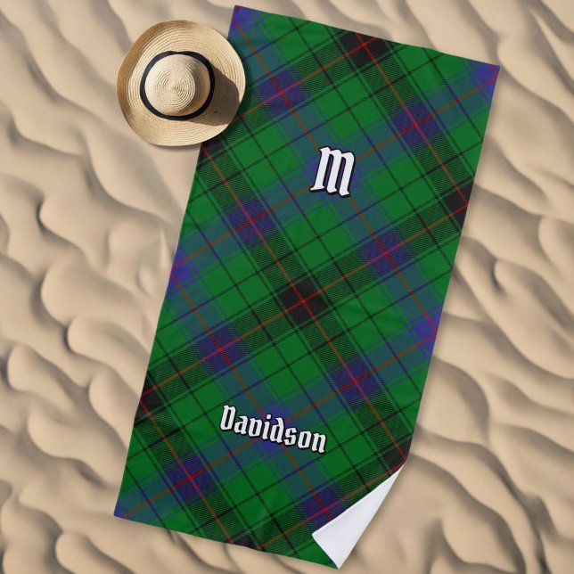 Serviette De Plage Clan Davidson Tartan (Créateur téléchargé)