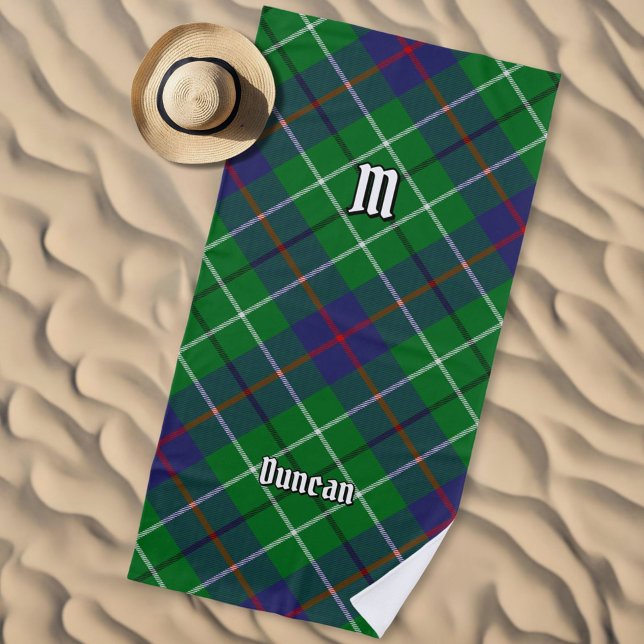Serviette De Plage Clan Duncan Tartan (Créateur téléchargé)