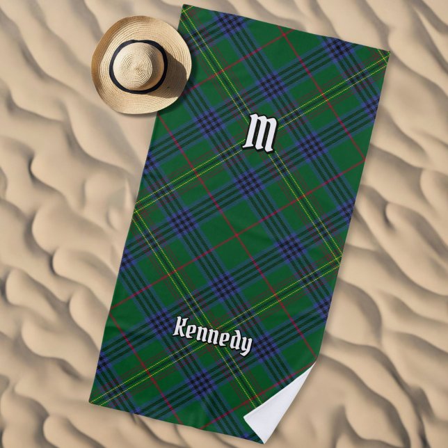 Serviette De Plage Clan Kennedy Tartan (Créateur téléchargé)