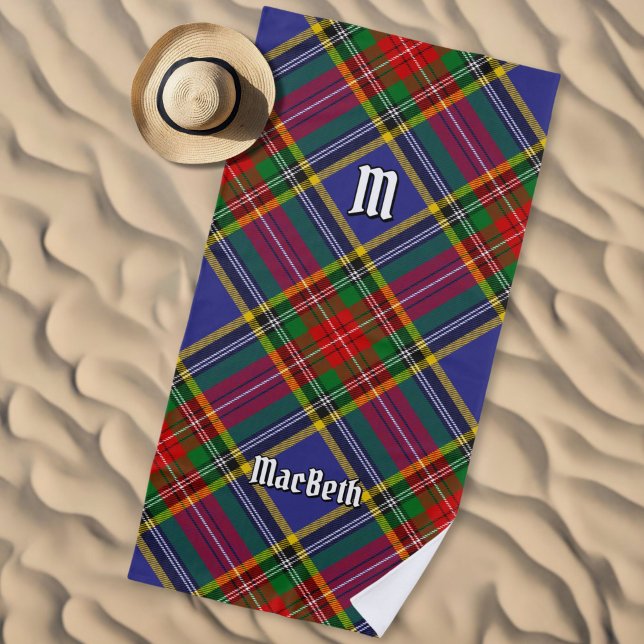 Serviette De Plage Clan MacBeth Tartan Beach Towel (Créateur téléchargé)