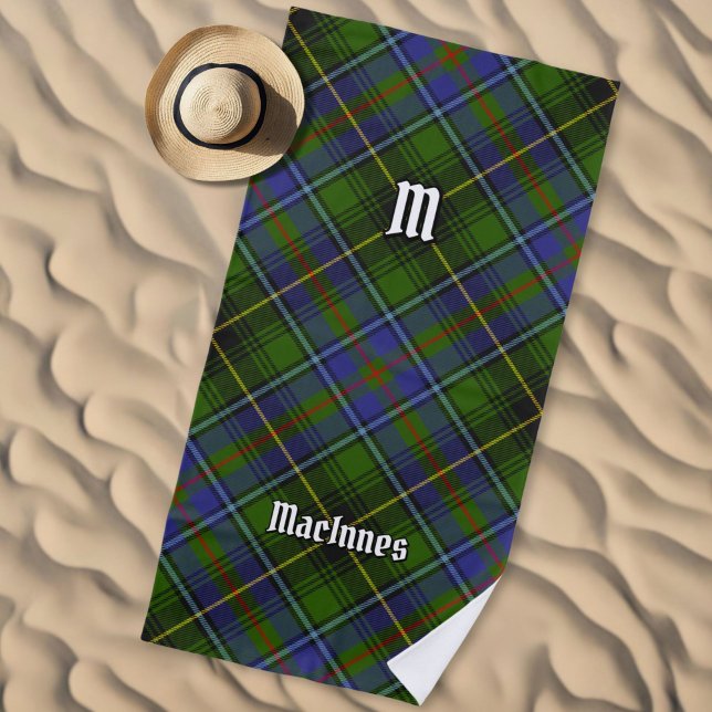 Serviette De Plage Clan MacInnes Tartan (Créateur téléchargé)