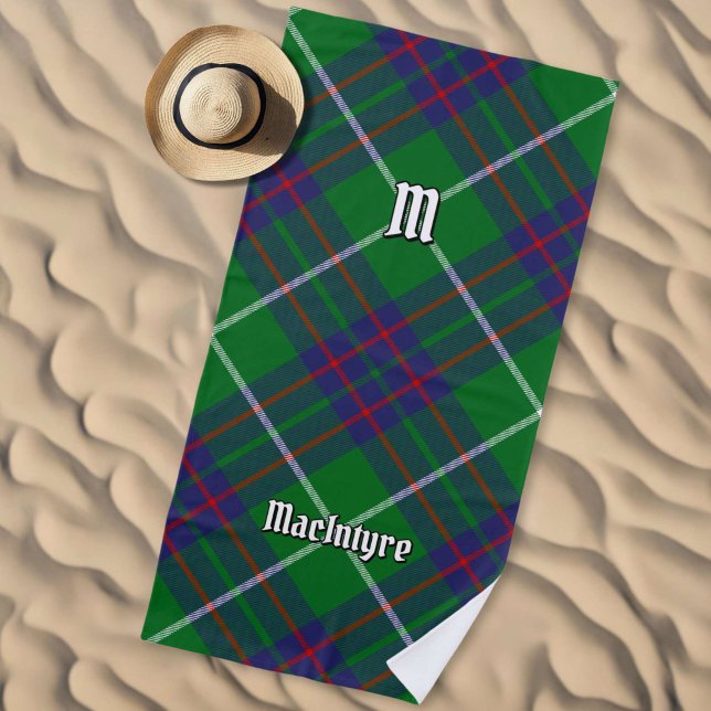 Serviette De Plage Clan MacIntyre Chasse Tartan Beach Towel (Créateur téléchargé)