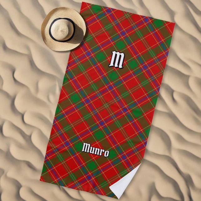 Serviette De Plage Clan Munro Tartan (Créateur téléchargé)