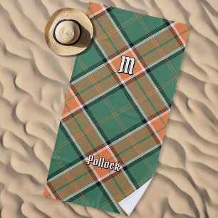 Serviette de plage Clan Pollock Tartan