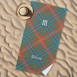 Serviette De Plage Clan Wilson Ancienne Tartan