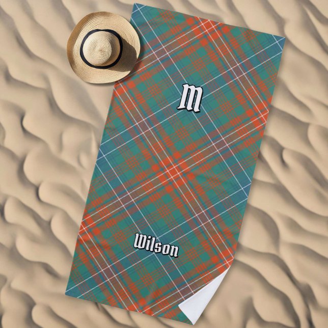 Serviette De Plage Clan Wilson Ancienne Tartan (Créateur téléchargé)