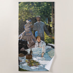 Serviette De Plage Claude Monet - Déjeuner sur l'herbe, panneau droit