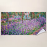 Serviette De Plage Claude Monet - Le jardin de l'artiste à Giverny<br><div class="desc">Jardin de l'artiste à Giverny / Le Jardin de l'artiste a Giverny - Claude Monet,  1900</div>