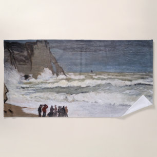 Serviette De Plage Claude Monet - Mer Noire à Etretat