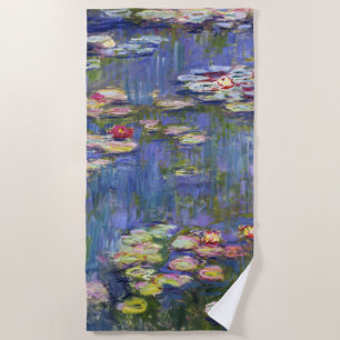 Serviette De Plage Claude Monet - Nymphéas / Nénuphars
