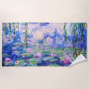 Serviette De Plage Claude Monet - Nymphéas / Water Lilies 1919