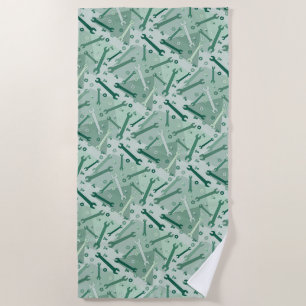 Serviette De Plage Clés, écrous et boulons