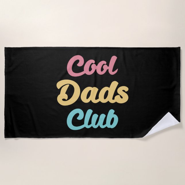 Serviette De Plage Club cool Dads II (Devant)