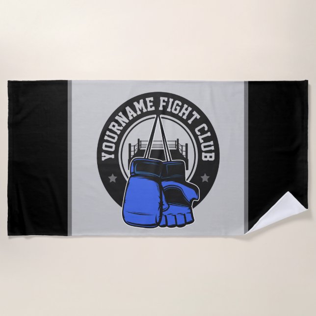 Serviette De Plage Club de combat mixte d'arts martiaux MIXED MARTIAL (Devant)