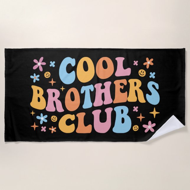 Serviette De Plage Club des Frères cool III (Devant)