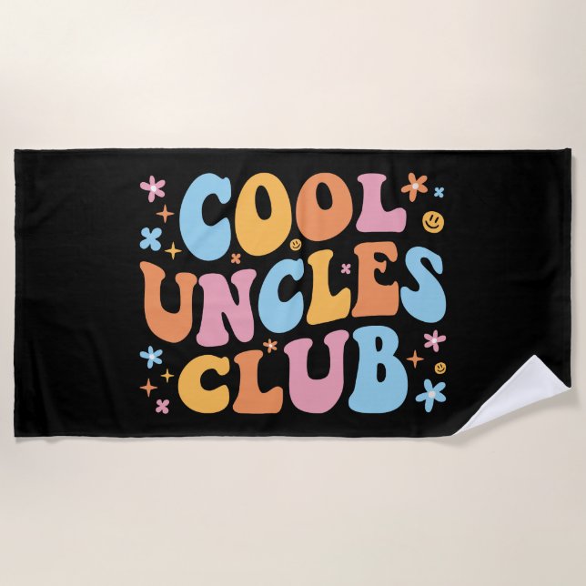 Serviette De Plage Club des oncles cool III (Devant)