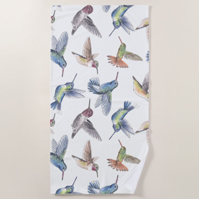 Serviette De Plage Colibri (Devant)
