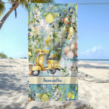 Collage d'art en carreaux floraux de citrus bleu s