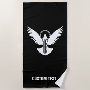 Serviette De Plage Colombe avec clé