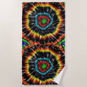 Serviette De Plage Colorant à tarte d'opale noire