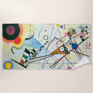 Serviette De Plage Composition VIII par Wassily Kandinsky