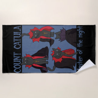 Serviette De Plage Comte Catula Maître de la Nuit