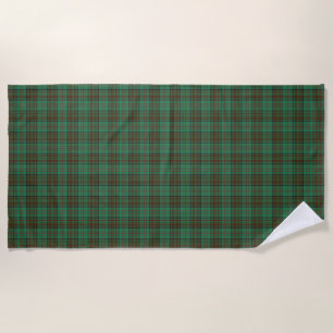 Serviette De Plage Comté d'Irlande Dublin Tartan