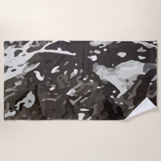 Serviette De Plage Conception de camouflage militaire