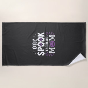 Serviette De Plage Conception de Halloween pour maman Spooktacular_1