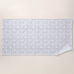 Serviette De Plage conception de langage Trois