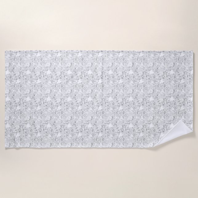 Serviette De Plage conception de langage Trois (Devant)