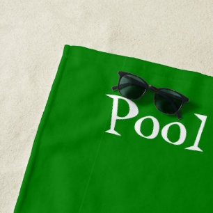 Serviette De Plage Conception du pool