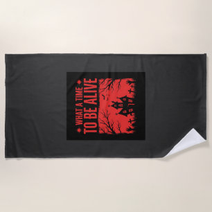 Serviette De Plage Conception Halloween Quelle période pour être en v