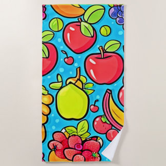 Serviette De Plage Conception Motif fruitée