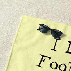 Serviette De Plage Conception personnalisée du football